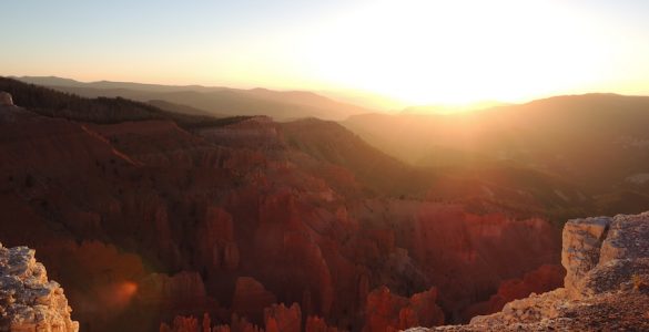 "Sunset Over Cedar Breaks". Cedar Breaks National Monument, National Park Service, public domain.