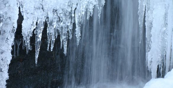 "Cascade in Winter". Credit: Shenandoah National Park, National Park Service, public domain.