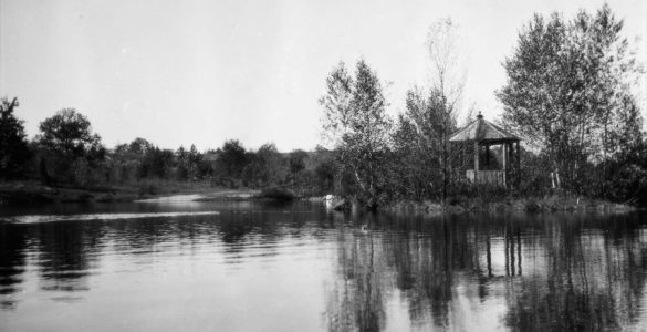 "Weir Pond", located on Weir Farm, which is one of two sites in the National Park Service devoted to the visual arts. Credit: Weir Farm National Historical Park, National Park Service, public domain. Date taken unknown.