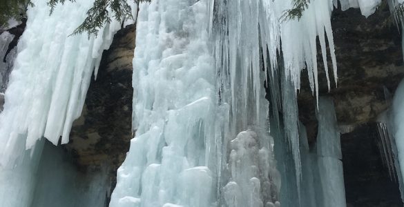 "Ice Curtains". Credit: Pictured Rocks National Lakeshore, National Park Service, public domain.