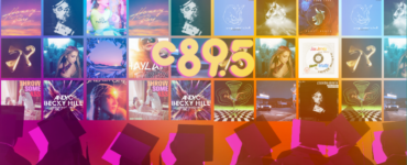 Colorful collage featuring album covers from various artists including Jax Jones and Hayla, with vibrant, neon-like backgrounds in shades of pink, blue, and orange.